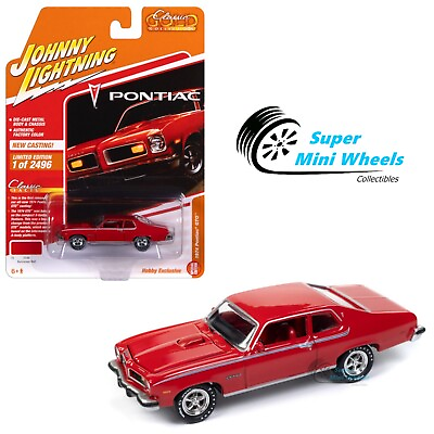#ad Johnny Lightning 1:64 1974 Pontiac GTO – Red – Classic Gold $7.99