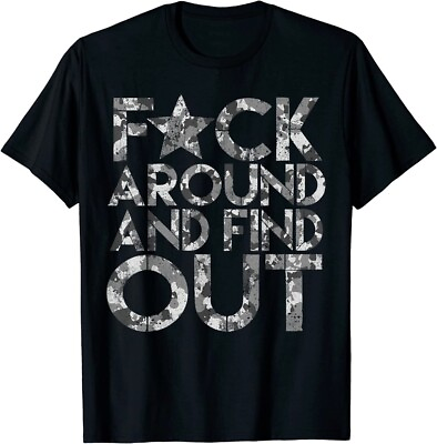 #ad F Around And F Out Cool Design Great Gift Idea Premium T Shirt $16.99