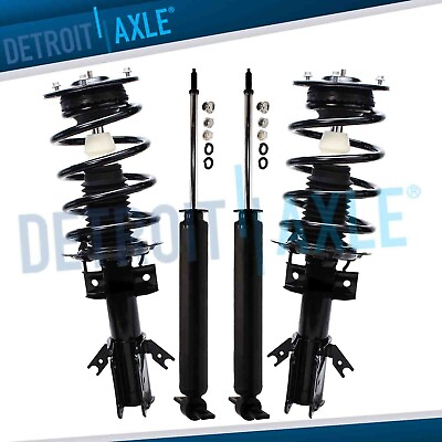 #ad #ad Front Struts w Coil Springs Rear Shocks Absorbers for 2013 2020 Ford Fusion $197.26