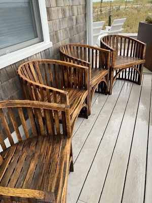 #ad 4 Lobster Pot Chairs $950.00