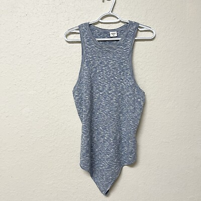 #ad Abercrombie amp; Fitch Blue Knit Bodysuit Womens Size XXL Sleeveless $19.99