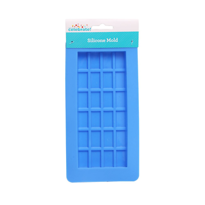 #ad Chocolate Bar Silicone Mold Blue Baking Non Stick Silicone $10.20