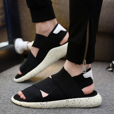 #ad Men#x27;s Summer Couple Sandals Sports Casual Non slip Beach Shoes Open Toes Casaul $21.02