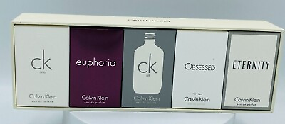 #ad 5 Travel Size Deluxe Fragrances By CALVIN KLEIN FOR WOMEN $37.46