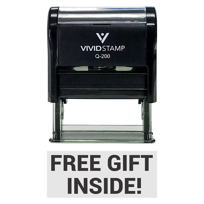 #ad Free Gift Inside Self Inking Office Rubber Stamp $9.02
