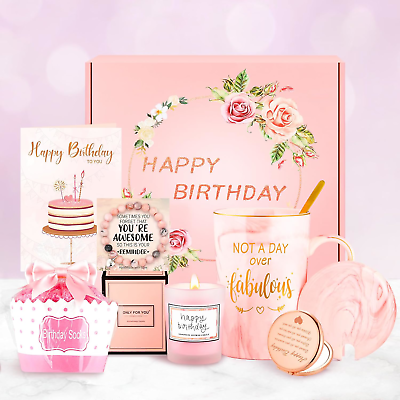 #ad Birthday Gifts for Women Happy Birthday Gift Basket for Women Birthday Gifts for $27.79