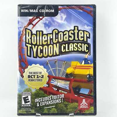#ad Rollercoaster Tycoon Classic PC Game Theme Park Simulator $5.45