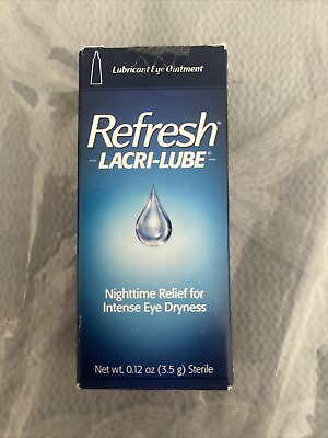 #ad Refresh Lacri Lube Lubricant Eye Ointment Nighttime Relief Exp 5 26 $39.99