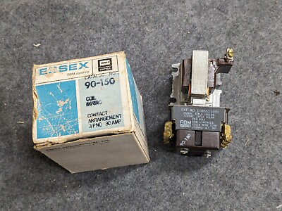 #ad NEW RBM Essex 3 phase contactor Relay 90 150 24 VAC COIL 109660 1051 30 amp 250 $24.99
