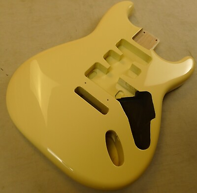 Multi pcs Joined North American Alder Strat Guitar Body HSS Butter Cream ≦4.6Lbs $64.99