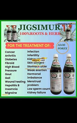 #ad JIGSIMUR HEALTH DRINK 750ML We Are One Of The Ambassadors✌️ And Reps In USA $65.00