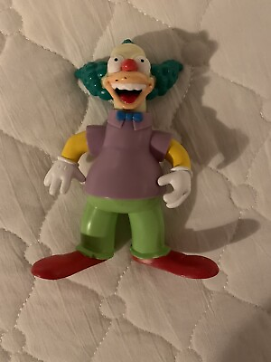 #ad The Simpsons Toy Figure by Playmates Krusty the Clown Series 1 Collectible $15.15