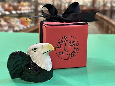 #ad Kevin Francis Face Pots The American Bald Eagle 2001 $50.00