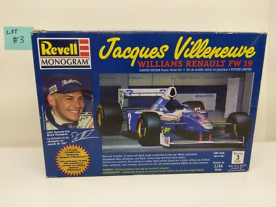 #ad Revell Limited Ed. Jacques Villeneuve Williams Renault FW 19 72110 OB Lot 3 C $50.00