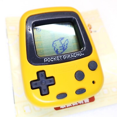 #ad Pocket Pikachu Pedometer MPG 002 w Manual Nintendo Pikachu In Stock $52.00
