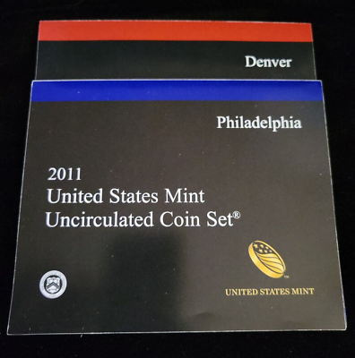 #ad 2011 Pamp;D Uncirculated Mint Set Beautiful Set US Mint Set UNC $29.95