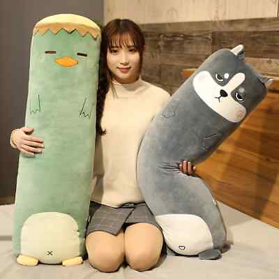 #ad Animal Plush Toys Stuffed Soft Long Sleep Pillow Doll Cushion Kids Girls Gifts $58.09