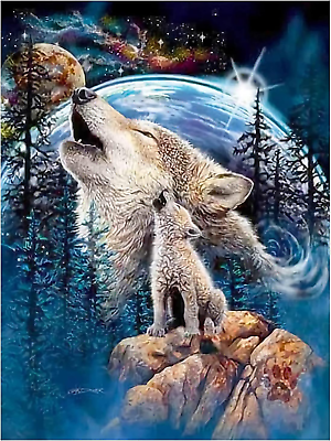 #ad Diamond Painting Kits for Adults Wolf DIY 5D Full Drill Diamond Painting Kits fo $12.99