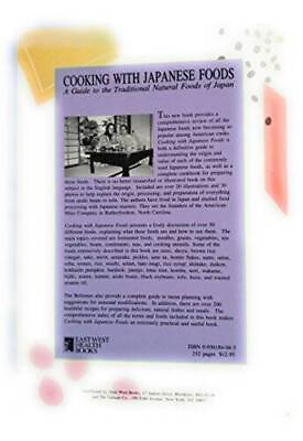 #ad Cooking With Japanese Foods: A Guide to the Traditional Natural Foods o GOOD $6.50