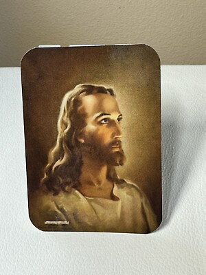 #ad Jesus Wallet Photo Vintage Printed In 1955 2.5” x 4” $6.50