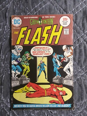 #ad The Flash 1975 #234 DC Bronze Age Comics quot;Green Lanternquot; $15.00