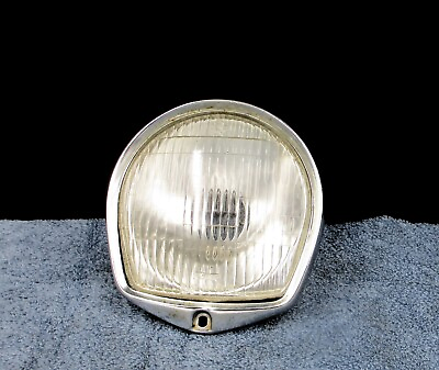 #ad Suzuki B100 105 65 67 headlamp Lens Chrome Ring 35100 07611 Vintage KT120 $29.99