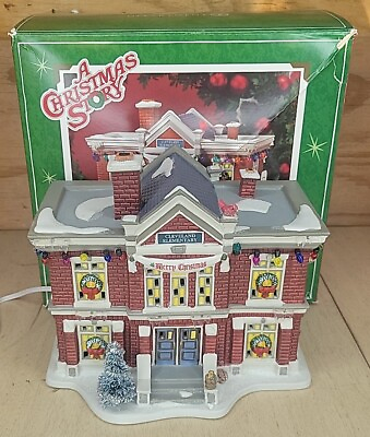 #ad Department 56 A Christmas Story Village Cleveland Elementary School W Box $84.99