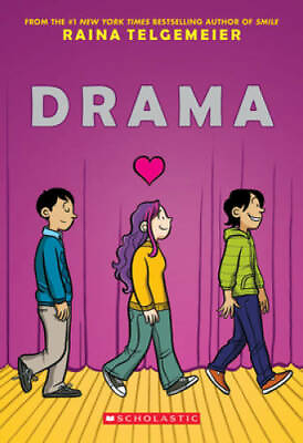 #ad Drama: A Graphic Novel Paperback By Telgemeier Raina GOOD $4.26