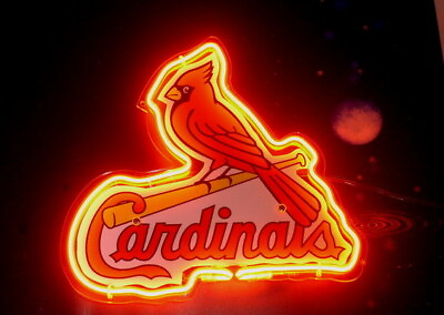 St. Louis Cardinals 3D Acrylic Neon Sign Beer Gift 14quot;x10quot; Light Lamp Artwork $84.59