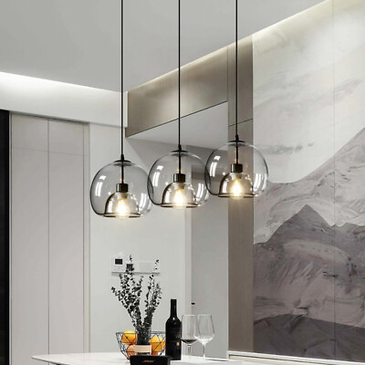 #ad Kitchen Pendant Light Bedroom Glass Chandelier Lighting Ceiling Light Home Lamps AU $118.78