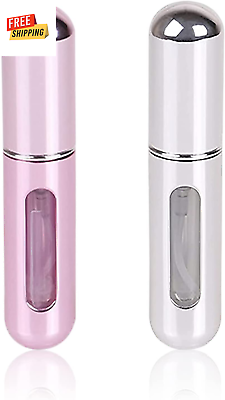 #ad Mini Perfume Refillable Atomizer Travel Size Cologne Sprayer 5ml Set of 2 $8.85