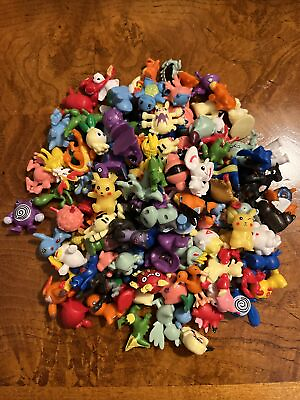 #ad 144pc Pokemon Pikachu Action Figures Kids Bday Party Favor Gift Cake Topper $19.85