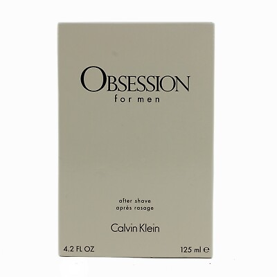 Obsession by Calvin Klein 4.2 OZ 125 ML After Shave for Men New In Box $23.39