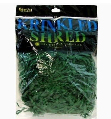 #ad Hunter Green Crinkled Shredded Paper Gift Basket Filler 2 oz $3.00