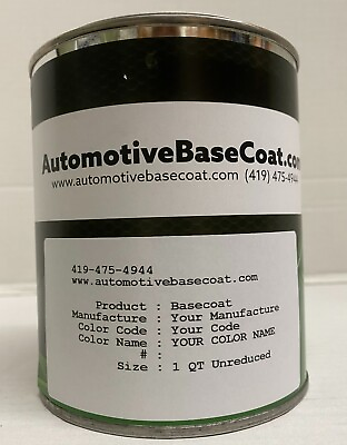 #ad FORD BASECOAT PAINT **UNREDUCED** PICK YOUR COLOR 1 Quart $78.99