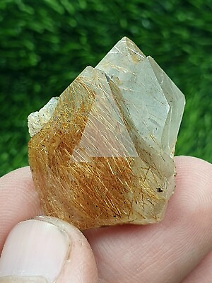 #ad Rutile included quartz Crystal from skardu Pakistan $49.00