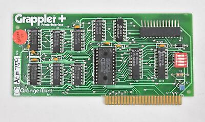 #ad Vintage Orange Micro Grappler Printer Interface Card 95 PCB 00001 REV A $25.99