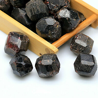 #ad 10pcs Natural Raw Rough Red Garnet Gemstone Rare Reiki Stone Crystals Specimens $12.99