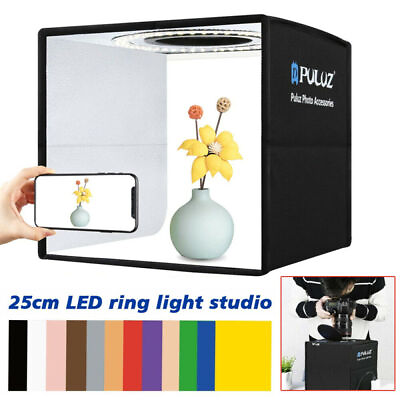 #ad PULUZ 245mm Photo Box Foldable Portable Studio Kit with Soft Light Cloth B5T7 $22.90