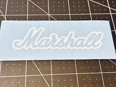 #ad TWO Marshall Amps Outline Vinyl Decals MANY Sizes amp; Colors Avail. FREE Ship $7.03