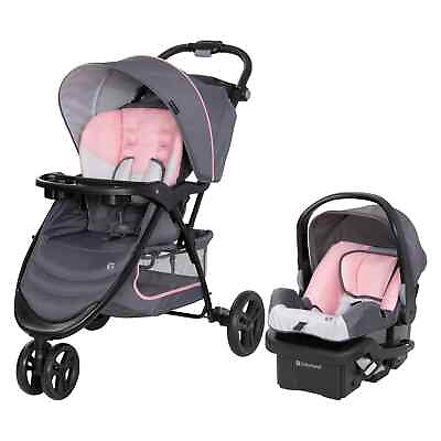 #ad Baby Trend EZ Ride Travel System Stroller amp; Car Seat PINK FLAMINGO Brand New $159.97