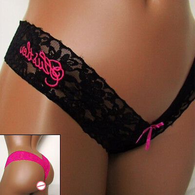 #ad Briefs Lingerie Mini Underwear Panties Thongs G String Knickers Embroidered $2.50