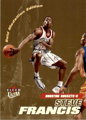 #ad 2000 Ultra Gold Medallion #39G Steve Francis Houston Rockets $2.54