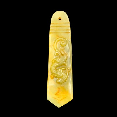 #ad Ancient Old Carved Jade For Pendant amp; Collection Yellow Jade $90.00