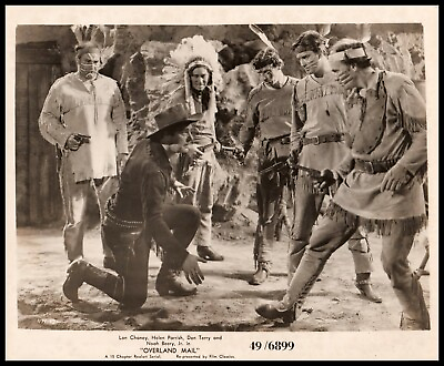 #ad Lon Chaney Jr. Harry Cording Ethan Laidlaw in Overland Mail 1942 PHOTO M 79 $20.00
