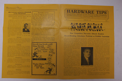 #ad 1928 Lamson Goodnow Hardware Tips Philadelphia Convention Info Ephemera P197D $19.95