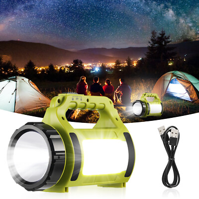 #ad #ad USB Portable LED Flashlight Rechargeable Camping Tent Lights Lantern Lamp b $15.00