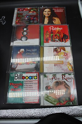 #ad LOT 8 CD CHRISTMAS MUSIC POP ROCK Ramp;B CDs BLUES $6.00