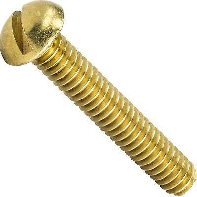 #ad #ad 10 32 Brass Round Head Machine Screws Bolts Slotted Drive All Lengths Available $169.13