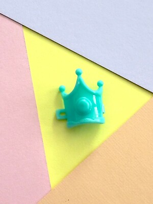#ad Aqua Custom Crown Clip Replica made for My Little Pony G1 Princess Moondust MLP $10.99